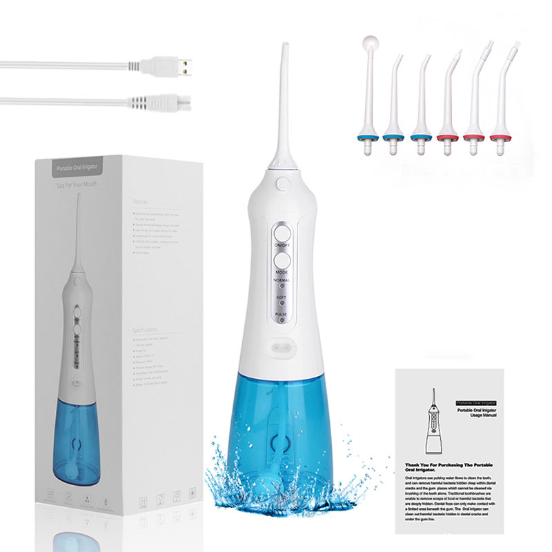 推荐Water Flosser Cordless Dental Oral Irrigator with DIY 3