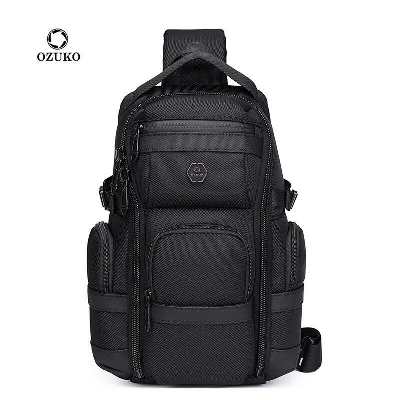 2024新款胸包男士高级感防泼水大容量斜挎包男士高级感斜挎包