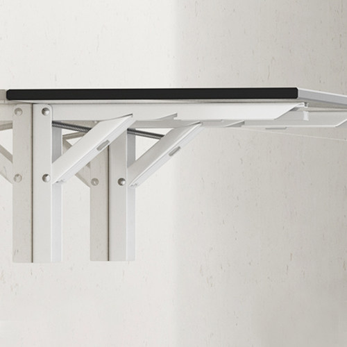 墙上可折叠活动伸缩隔板置物架加厚三角架层板托架直角多角度支架