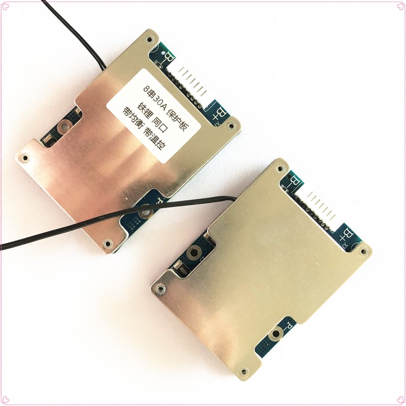 8串磷酸铁锂 24V 30A保护板 同口 保护板  逆Q变器UPS储能BMS