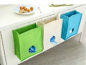 网红1PC Kitchen Cabinet Door Extraction Garbage Bag Oxford