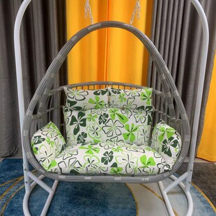 秋千摇篮藤椅吊篮户外庭院吊椅双人家用阳台家具悠闲网Z红椅子室