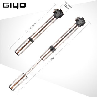 GIYO Brand Bike Pump Alloy Portable Mini Bicycle Air Pump P