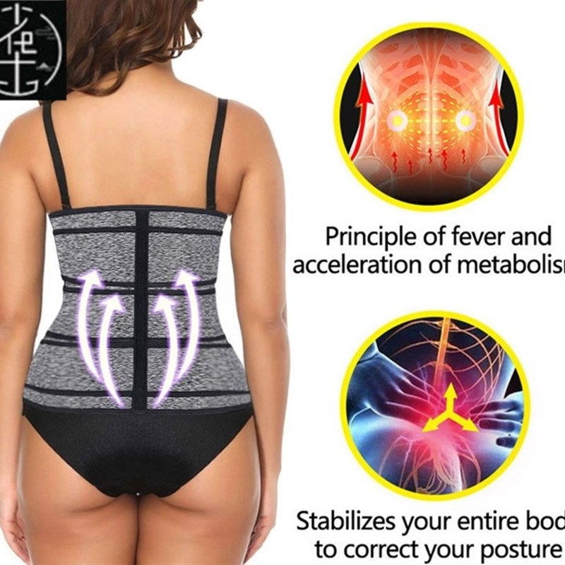 推荐Neoprene Sweat Body Shaper Belts Three Waist Trainer Sha