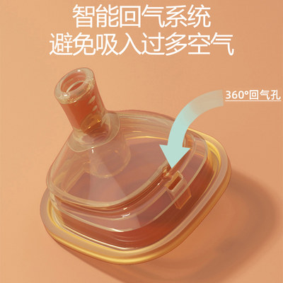 推荐安配通用hengen赫根奶瓶配件吸管重力球手柄heheo学饮鸭嘴杯