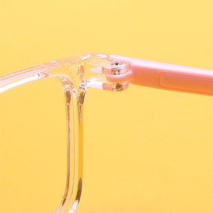 近视眼镜腿配件可调节折叠防滑耳钩眼镜脚塑料单凹牙镜脚1对