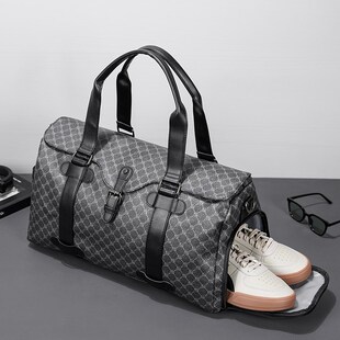 男士手提包行李包独立鞋位潮男运动包干湿分离健身包大容量旅行包