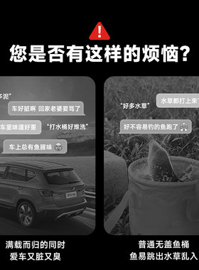 连球钓鱼打水桶带绳加厚鱼桶可折叠小号钓鱼桶活鱼桶垂钓用品大全