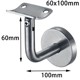 Stair Rail Guard Mount Baniste Handrail Brackets