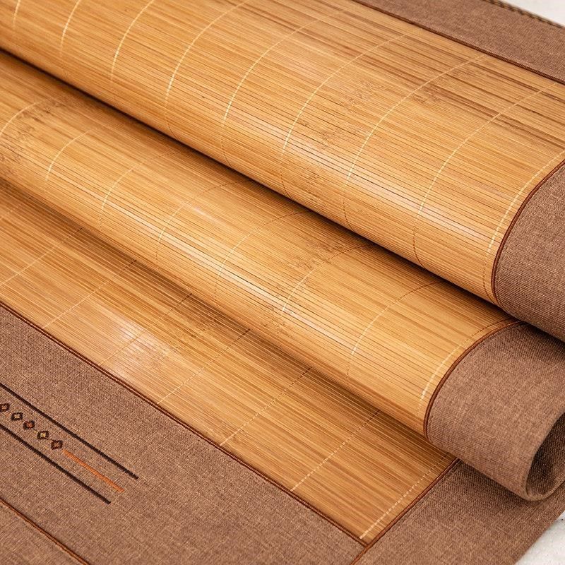 新款竹席凉席夏季1.8米1.5m双人床碳化折叠双面冰丝席家用席子,床上用品,竹席,淘宝优惠券,粉丝福利购,淘宝优惠卷