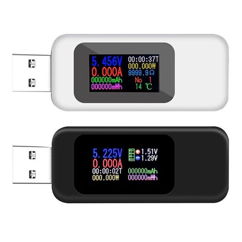 P82C USB OLED Current Voltage Test Meter Power Capacity Curr