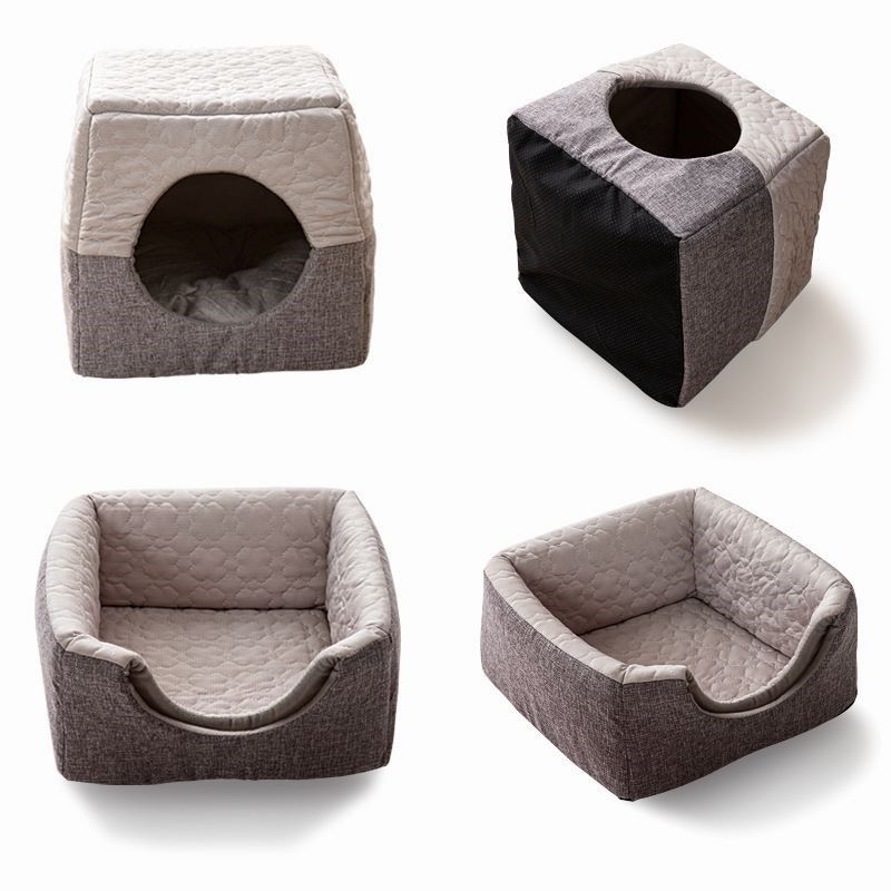 新品宠物猫床亚麻凉感两用猫房小型犬狗垫四季可用猫窝狗窝宠物窝,宠物/宠物食品及用品,猫窝/屋/帐篷/沙发,淘宝优惠券,粉丝福利购,淘宝优惠卷