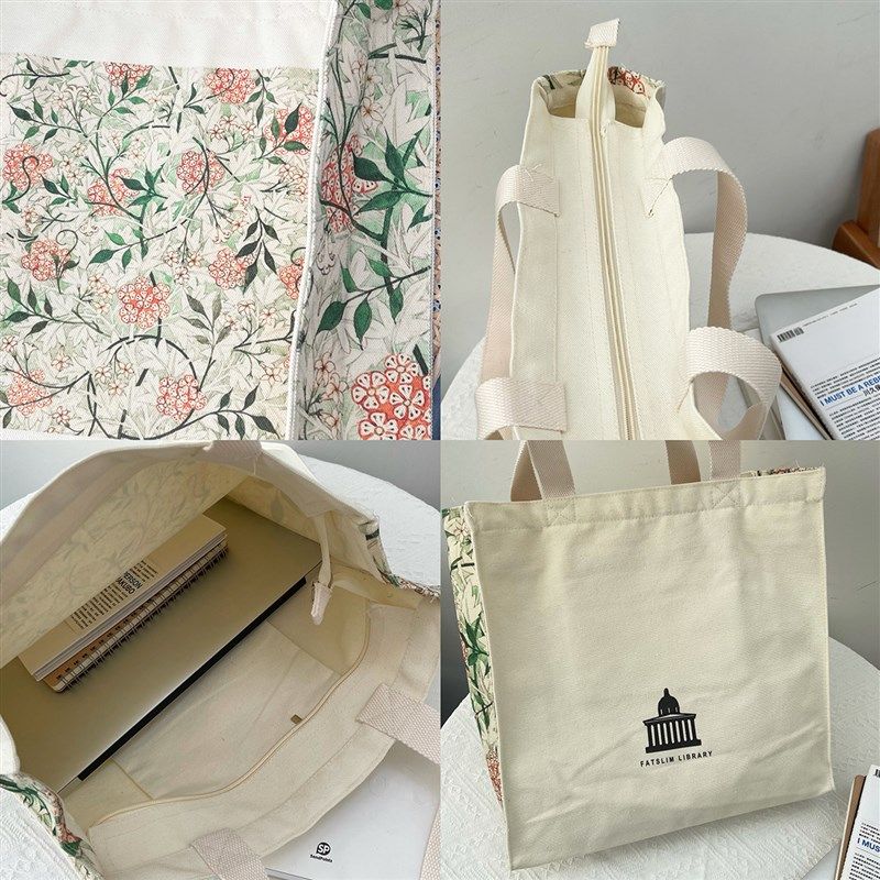 威廉莫里斯艺术画单肩帆布女包夏日大容量学生上课书包手提电脑包,箱包皮具/热销女包/男包,时尚帆布包,淘宝优惠券,粉丝福利购,淘宝优惠卷