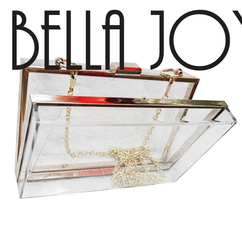 推荐BELLA JOY New Acrylic Transparent Women Clutch Bag Chain 孕妇装/孕产妇用品/营养 其它 原图主图