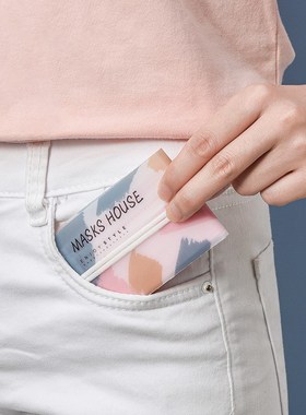 10pcs Masks Folder Clip Storage Case Box Dustproof Mask Con