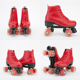 Roller Skating Shoes Skates Wrotki 推荐 Doubl Patines Leather