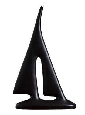 北欧一帆风顺帆船艺术摆件创意客厅酒柜书房桌面摆饰办公室装饰品