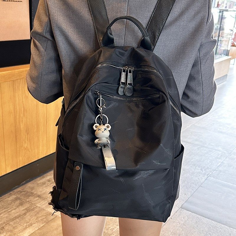 双肩包女2024新款时尚防水牛津布背包学生书包电脑包大容量旅行包,箱包皮具/热销女包/男包,双肩背包,淘宝优惠券,粉丝福利购,淘宝优惠卷