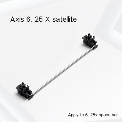 Plate mounted Black Cherry Stabilizers Clear Satellite Axis