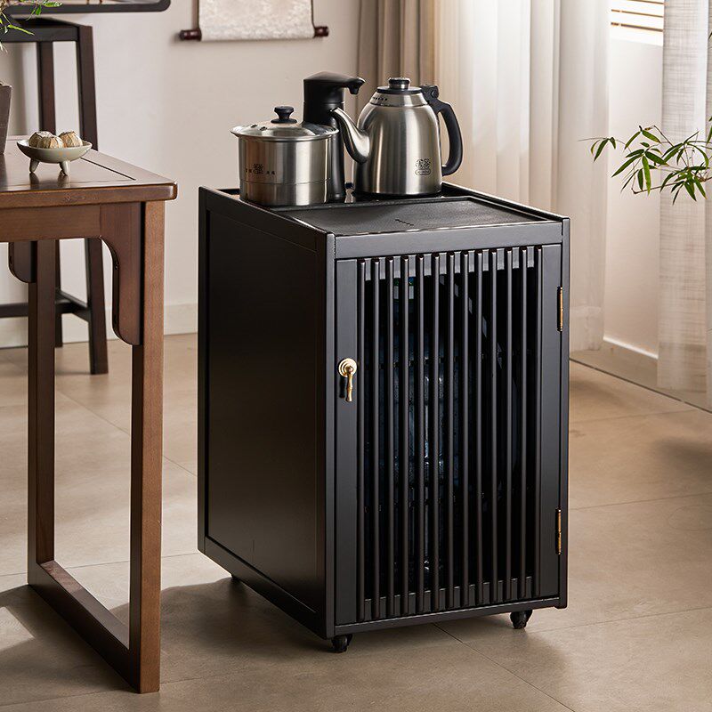 可移动茶吧机实木茶水柜家用茶台沙发边几简约现代烧水煮水一体柜