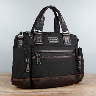 新款牛津布男包手提包男士公文包男商单肩包牛津纺弹道尼龙222619