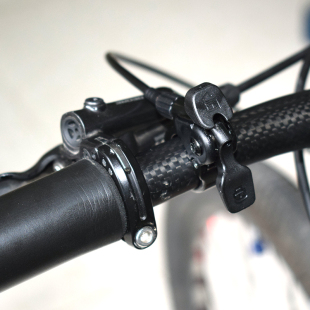 山地车气压前叉线控锁死开关线控器肩控改线控减震前叉自行车配件