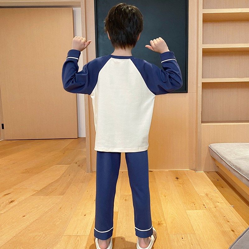 儿童睡衣秋季长袖长裤男童春秋天家居服秋款男孩大童秋冬套装,童装/婴儿装/亲子装,家居服套装,淘宝优惠券,粉丝福利购,淘宝优惠卷