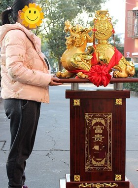 招财貔貅摆件开业礼品公司酒店大堂装饰工艺品办公室客厅摆设大型