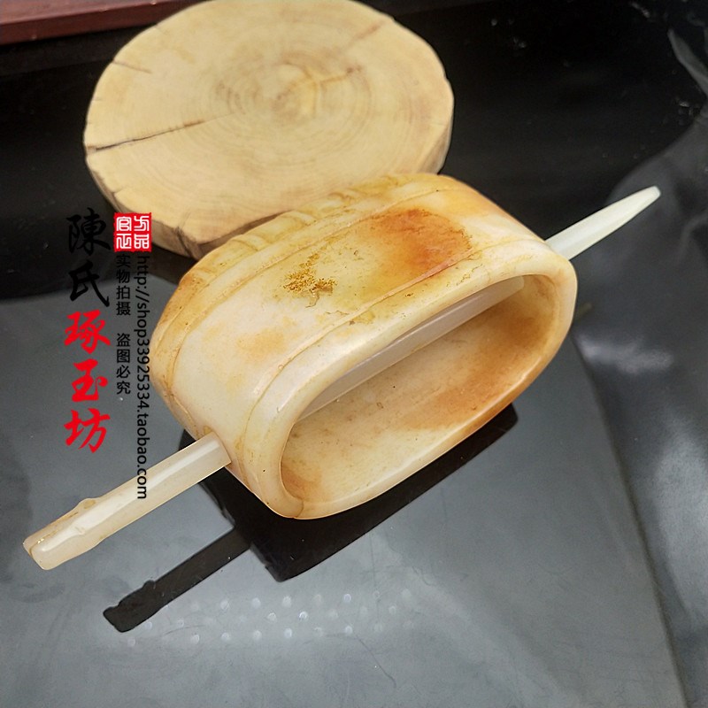 仿古玉发冠帽冠玉帽花头s饰古装拍摄道具古装汉服头饰发饰发箍簪