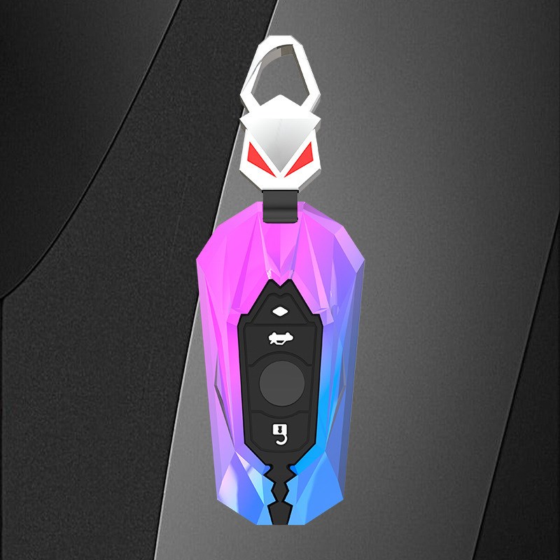 适用宝马车钥匙套7系730li740液晶新5系D535LE6系GT包X3/X5/X7扣