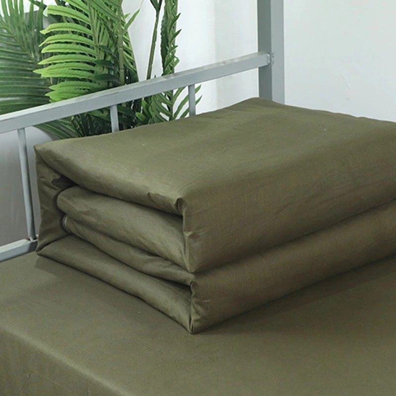 加厚冬季保暖军绿色棉花棉被冬被学生宿舍单人工地劳保被子垫被褥,床上用品,棉花被,淘宝优惠券,粉丝福利购,淘宝优惠卷