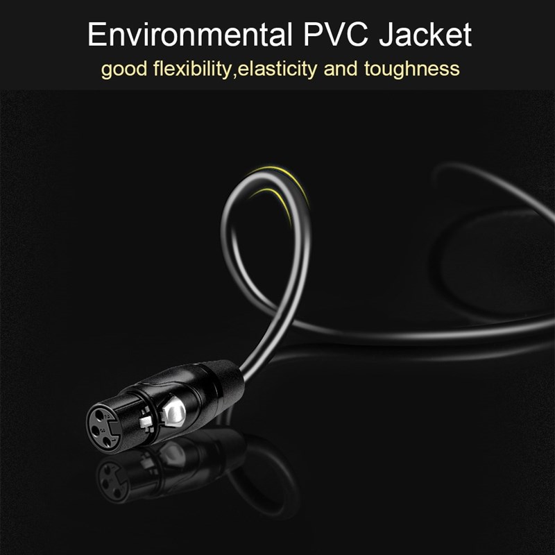 6.35mm Jack to XLR Cable Male to Female Professional audio