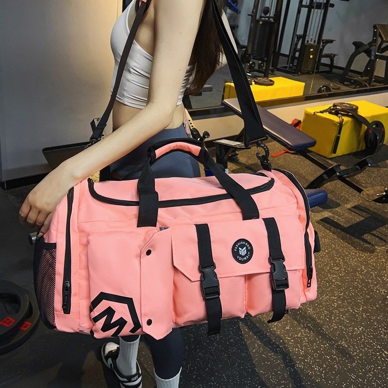 旅行包女款大容量双肩包背包旅游斜挎包手提行李包干湿分离健身包