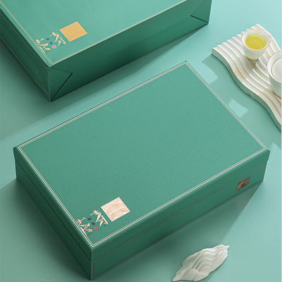 高档绿茶龙井小罐茶包装盒空礼盒安吉白茶信阳毛尖茶叶礼盒装空盒