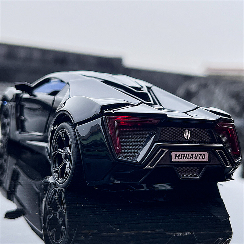 速发1:32 Lykan Hypersport Alloy Sport Car Model Diecast& To