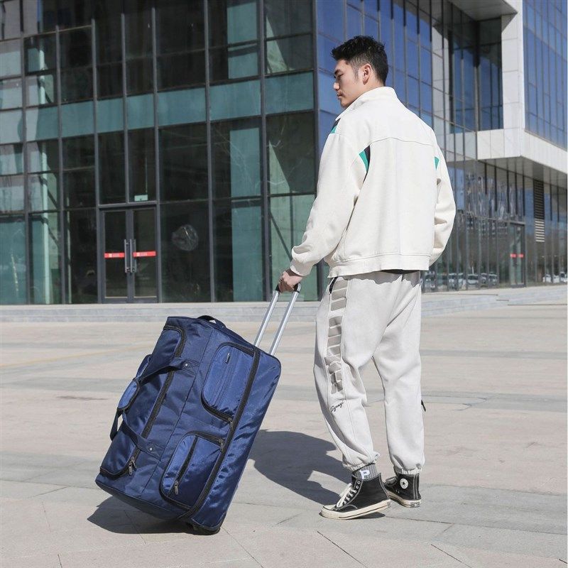 行李箱拉杆包牛津布大容量帆布拖轮包女可折叠托运包男手提旅行袋,箱包皮具/热销女包/男包,旅行箱,淘宝优惠券,粉丝福利购,淘宝优惠卷