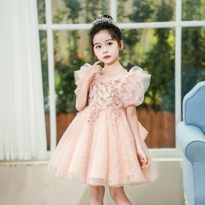 公主裙女童礼服演出服钢琴花童短裙儿童装夏季洋气蓬蓬纱裙子六一,童装/婴儿装/亲子装,儿童礼服,淘宝优惠券,粉丝福利购,淘宝优惠卷
