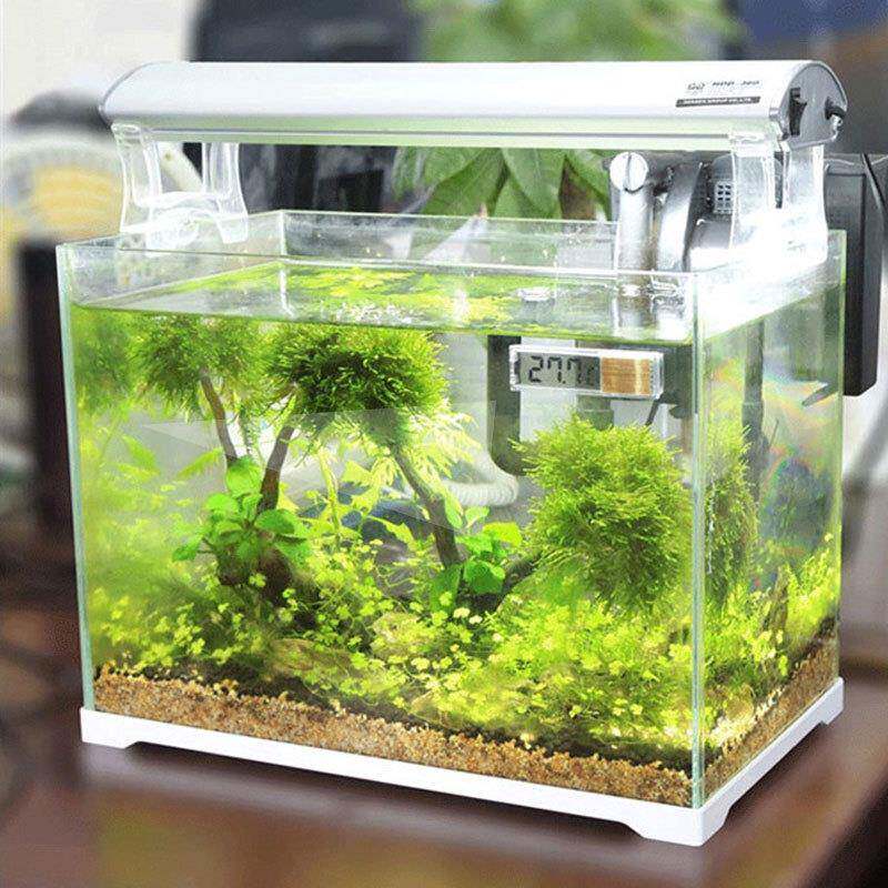 新品鱼缸电子温度计 数字显示器 led水晶感应式 3d液晶水族箱水温