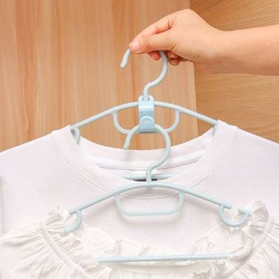 速发10Pcs/Set  Clothes Hanger Home Easy Hook Closet