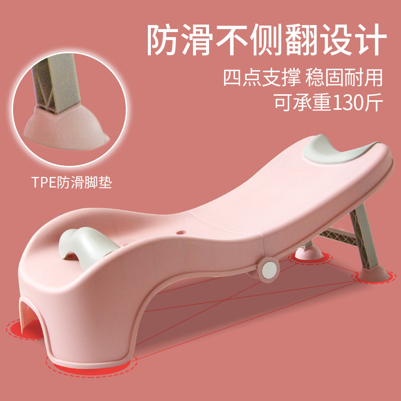 工厂销儿童洗头发躺椅宝宝洗头神器可折叠小孩洗R头凳家用躺着洗