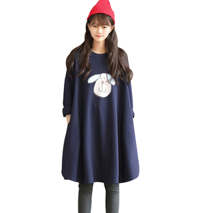 连衣裙加绒卫衣喂奶衣服冬装 哺乳衣外出时尚 上衣辣妈款 长袖 春秋季