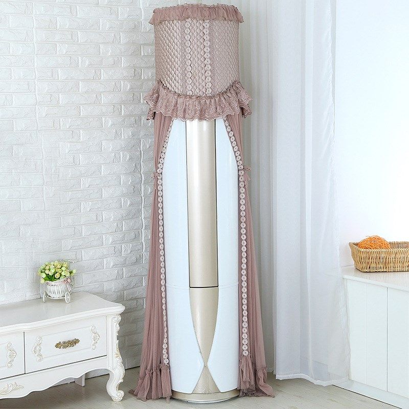 立式圆柱空调罩子柜机圆形开机不取空调套防尘罩