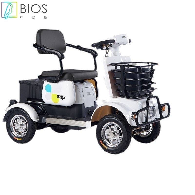 新款老人电动代步车女士接送孩子成人残疾人小型电动四轮车小巴士