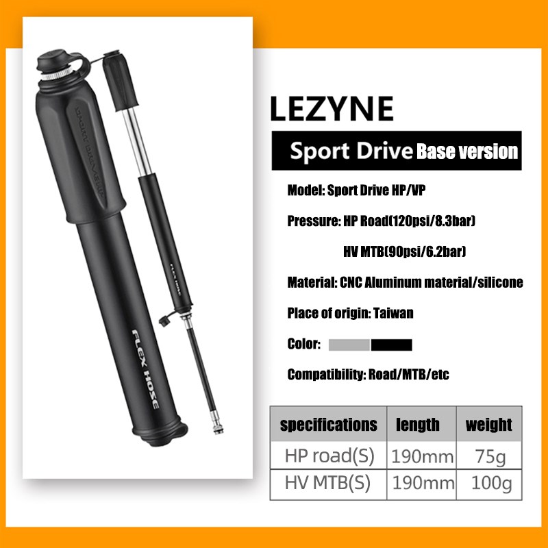 LEZYNE mini bike pump Ultra super light portable bicycle ro