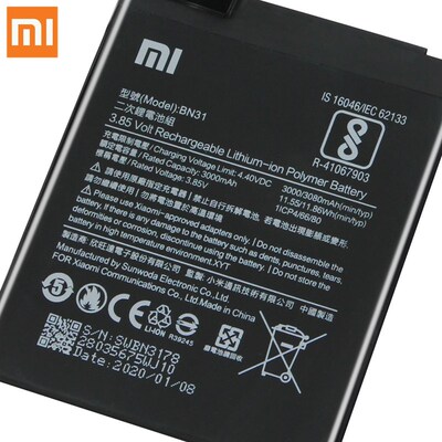 Original  BN31 Replacet Battery   Mi 5X Mi5X A1 MiA1 Redmi N