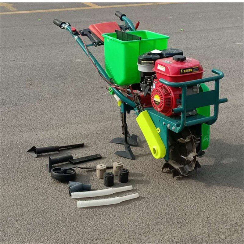 河南汽油施肥播种机 单人操作农用小型追肥机 柴t油耕耘播种机厂