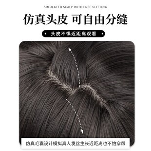 假发男短发狼尾鲻鱼头男生武士头中分刘海日系艾伦黑色男款全头套