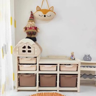 玩具收纳架置物架结实大容量宝宝储物柜婴儿家用多层分类神器柜子
