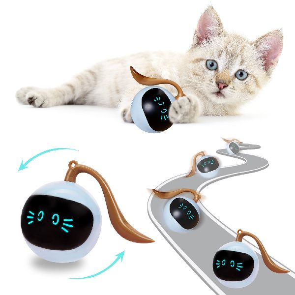 SmarC Interactive tat Toy ColorfuGl LEDoSelf R tating Pet