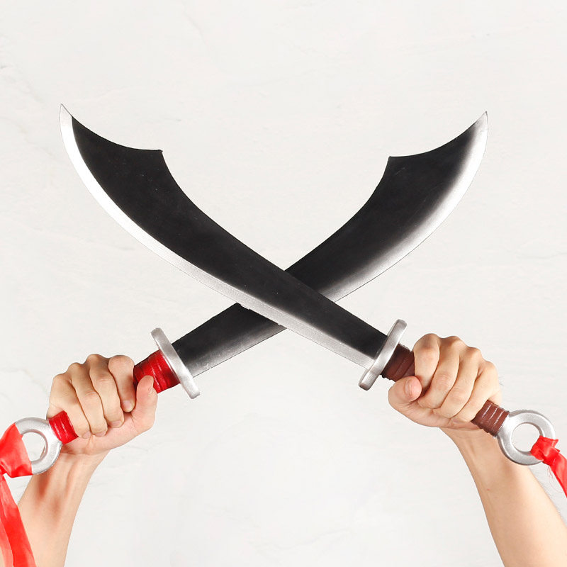 软胶红军大刀男孩刀m剑玩具儿童舞台表演塑料兵器cos道具生日礼物